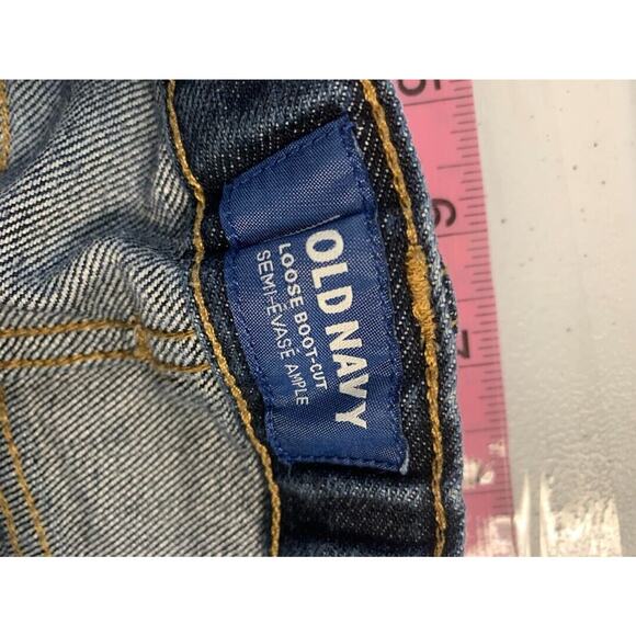 Old Navy Slim Size 12 Womens Loose Boot Cut Denim Jeans Blue Casual Wear - Picture 4 of 6